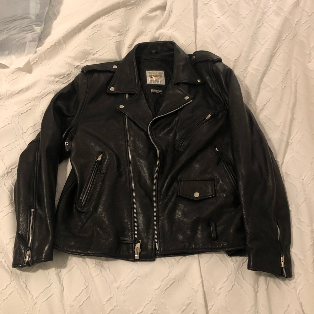 Real leather jacket